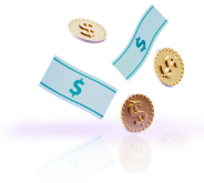 cash and coins
