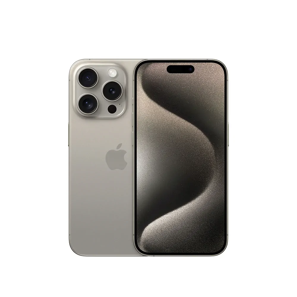 iphone 15 pro natural titanium